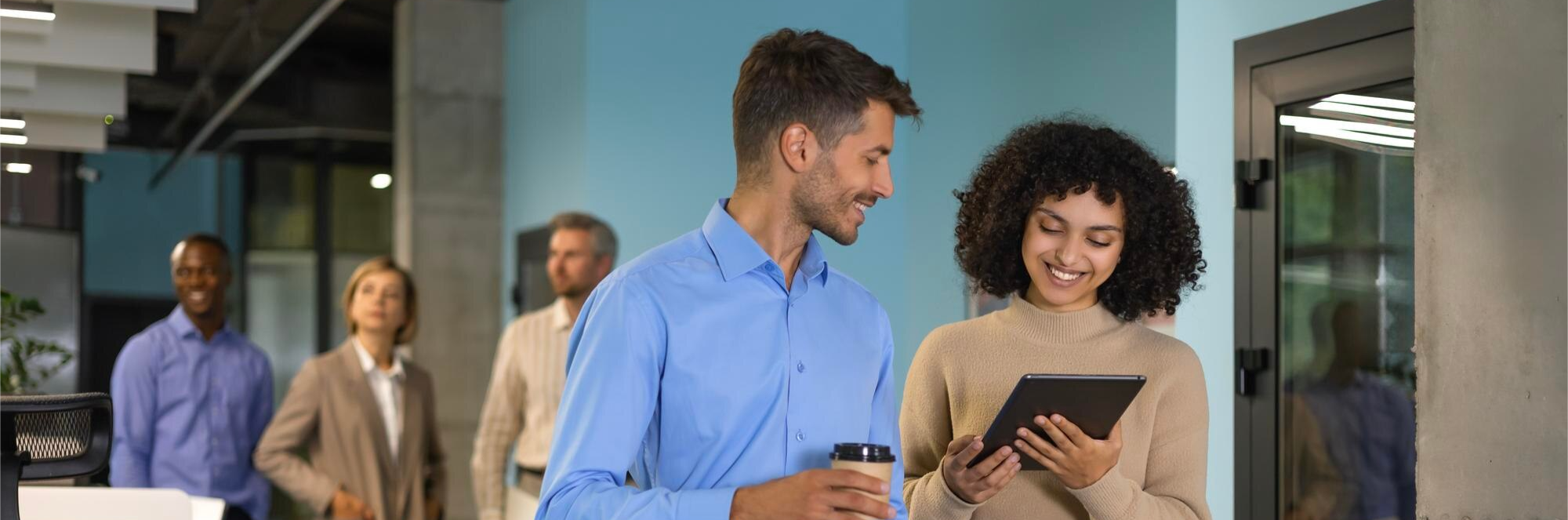 Escritório contábil usando a tecnologia