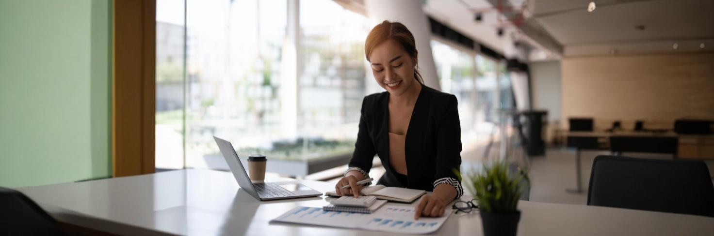 Setor contábil gerindo equipe com maturidade